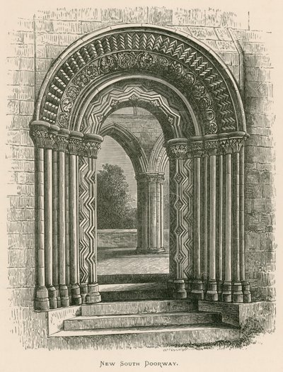 Jedburgh Abbey, Neues Südportal von Alexander Francis Lydon